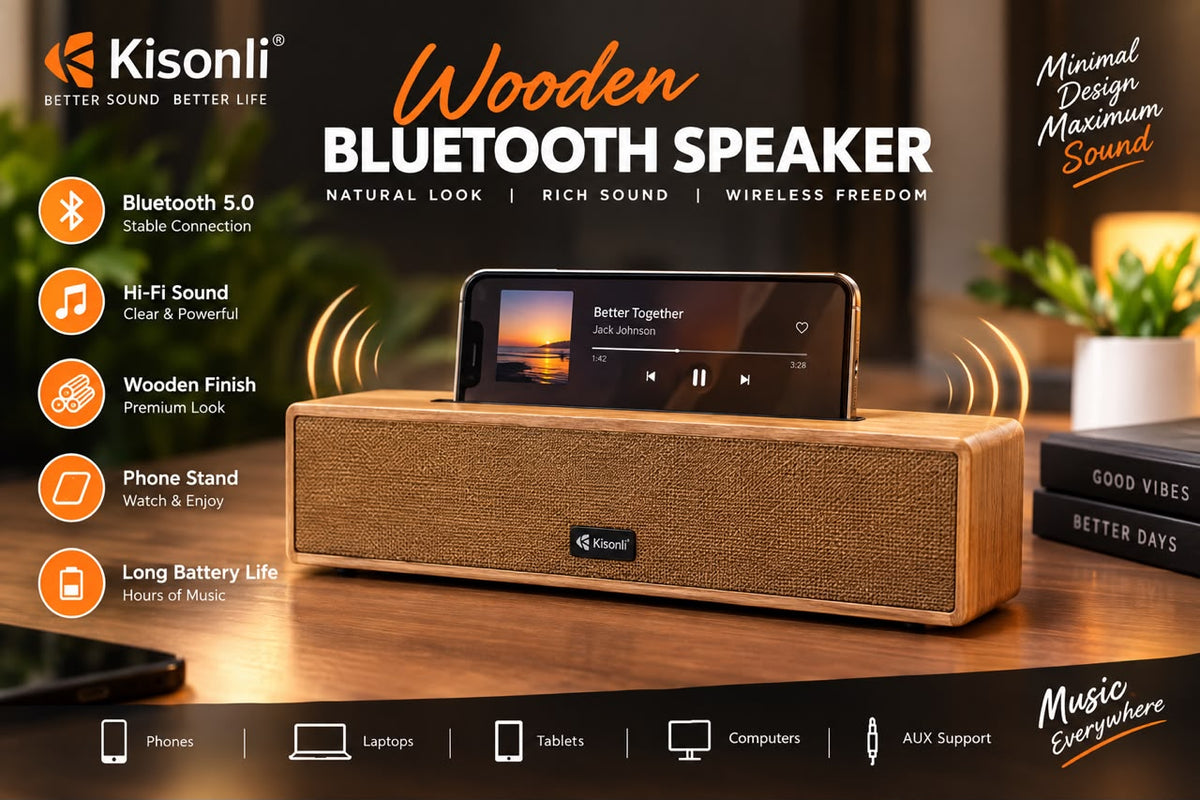 Wooden Bluetooth Speaker
