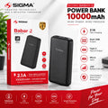 SIGMA  Babar-2 MODEL: SC-99 DUAL INPUT & OUTPUT POWER BANK